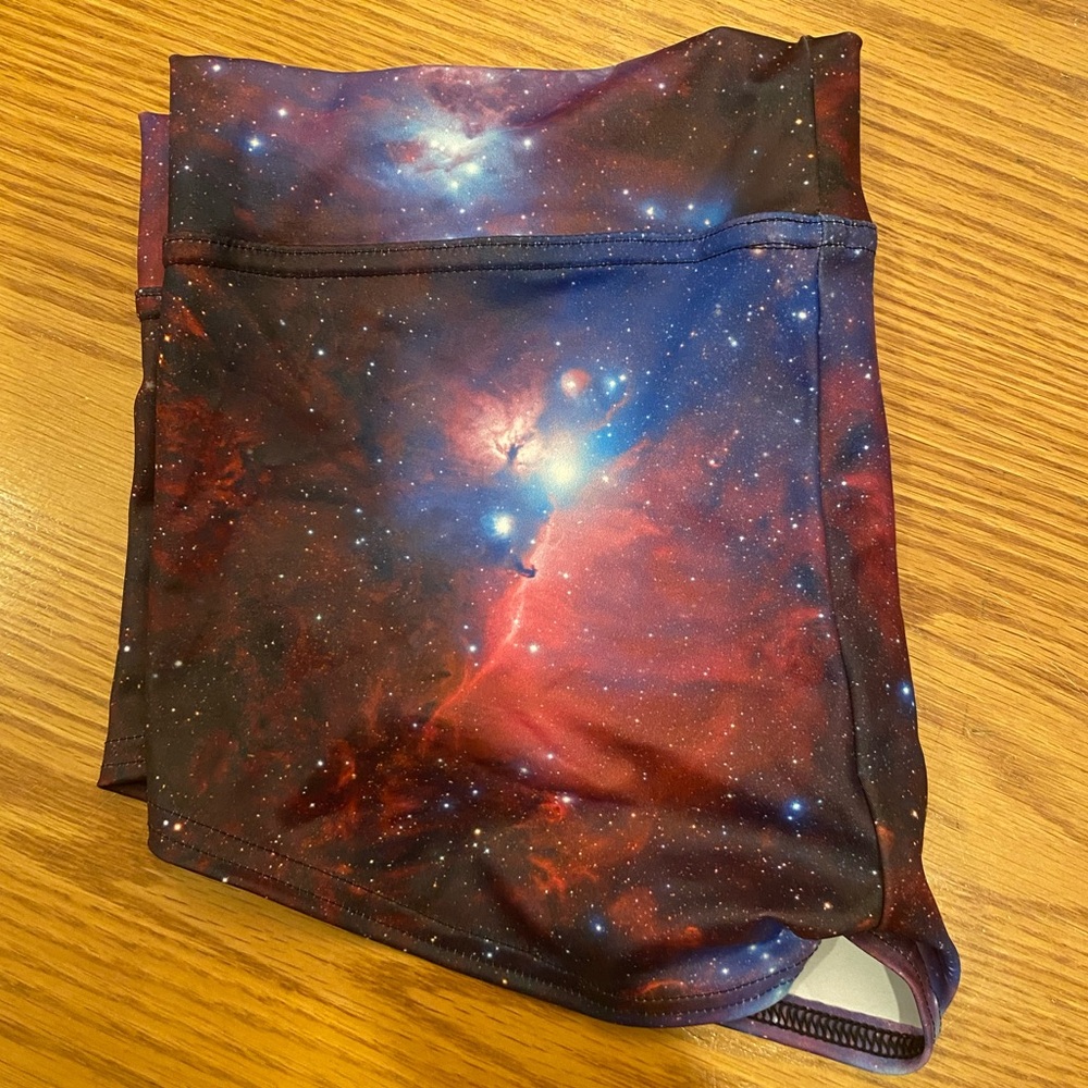 DISCONTINUED!! Blackmilk Purple Galaxy Short Shorts Brand New Size M - Picture 7 of 10